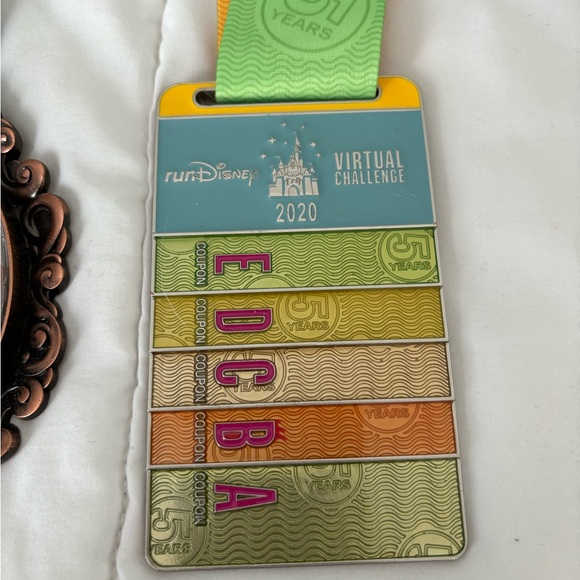RunDisney 2020 Virtual Series “5 years running” Medal Set - Picture 6 of 7